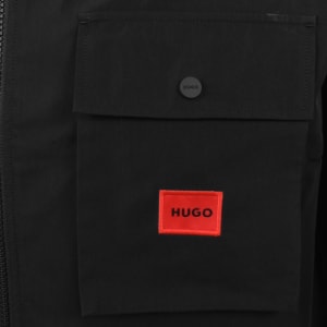 Image number 4 for HUGO Emmond Overshirt Jacket Black