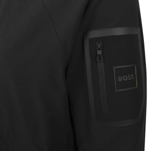 Image number 4 for BOSS Globe Hexa Bomber Jacket Black