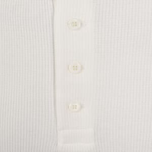 Image number 5 for Lacoste Waffle Long Sleeve T Shirt White