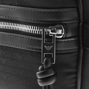 Image number 4 for Emporio Armani Monogram Wash Bag Black