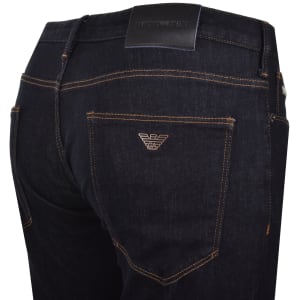 Image number 4 for Emporio Armani J45 Jeans Dark Wash Blue