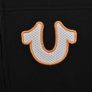 Image number 4 for True Religion Applique Full Zip Hoodie Black