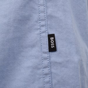 Image number 4 for BOSS H Liam Short Sleeve Shirt Light Blue
