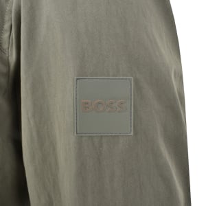 Image number 4 for BOSS Loppo Full Zip Overshirt Grey