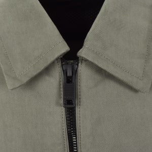 Image number 5 for BOSS Loppo Full Zip Overshirt Grey