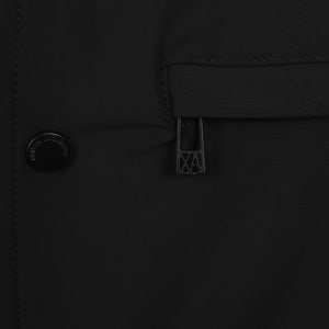 Image number 4 for Armani Exchange Nylon Overshirt Black