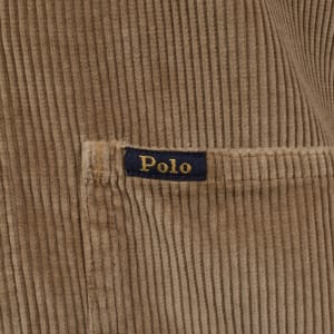 Image number 4 for Ralph Lauren Corduroy Overshirt Brown