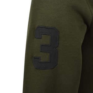 Image number 5 for Ralph Lauren Embroidered Logo Hoodie Green