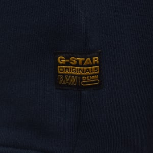 Image number 4 for G Star Logo Hoodie Navy