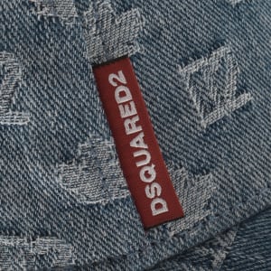 Image number 4 for DSQUARED2 Denim Baseball Cap Blue