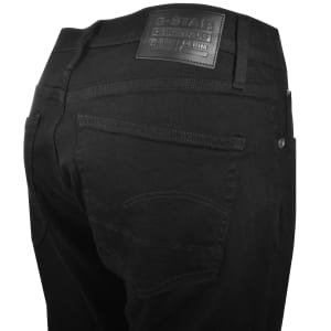 Image number 4 for G-Star 3301 Slim Fit Jeans Pitch Black