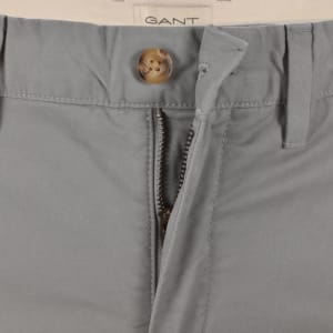 Image number 4 for Gant Slim Light Canvas Chinos Grey