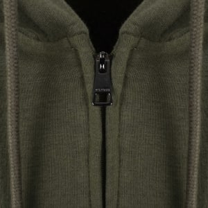 Image number 4 for Tommy Hilfiger Full Zip Hoodie Army Green