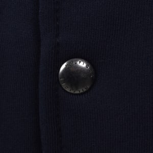 Image number 4 for Tommy Hilfiger Terry Bomber Jacket Navy