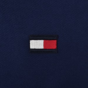 Image number 4 for Tommy Hilfiger Flag Hoodie Carbon Navy