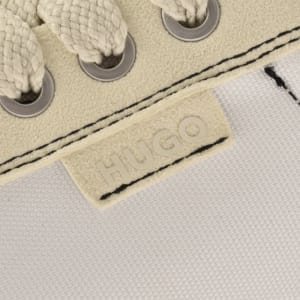 Image number 4 for HUGO Blue Low Top Tennis Trainers White