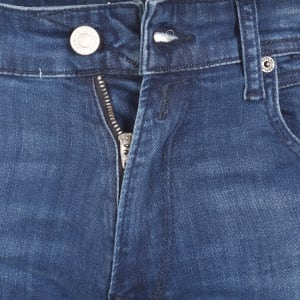 Image number 5 for Replay Grover Straight Jeans Dark Wash Blue