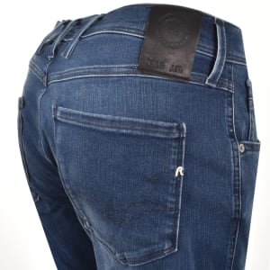 Image number 4 for Replay Anbass Hyperflex Jeans Blue