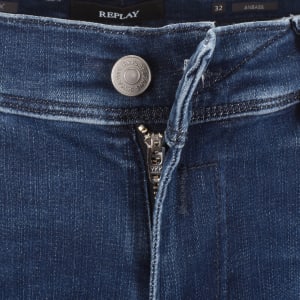 Image number 5 for Replay Anbass Hyperflex Jeans Blue
