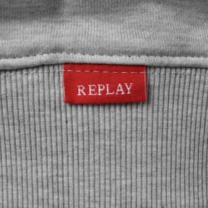 Image number 4 for Replay Crew Neck Sweatshirt Grey
