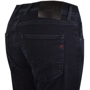 Image number 4 for Replay Grover Dark Wash Jeans Blue