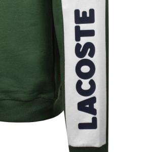 Image number 5 for Lacoste Logo Sweatshirt Green