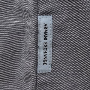 Image number 5 for Armani Exchange Long Sleeve Shirt Blue