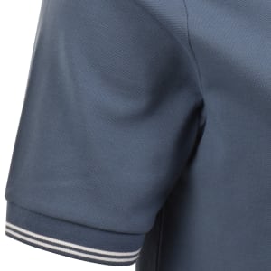 Image number 4 for Armani Exchange Polo T Shirt China Blue