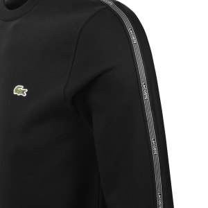 Image number 5 for Lacoste Sport Tape Sweatshirt Black