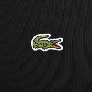 Image number 4 for Lacoste Tape Hoodie Black