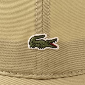 Image number 5 for Lacoste Baseball Cap Beige