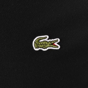 Image number 4 for Lacoste Tape Polo T Shirt Black
