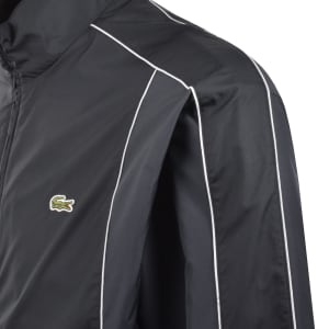 Image number 4 for Lacoste Water Repellent Track Jacket Black