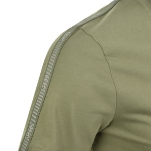 Image number 5 for Lacoste Logo Tape T Shirt Green