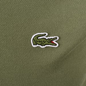 Image number 4 for Lacoste Tape Polo T Shirt Green