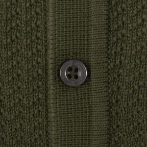 Image number 4 for Fila Sander Textured Knit Polo T Shirt Green