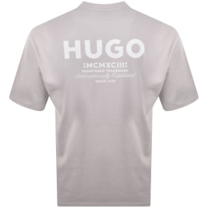 Image number 4 for HUGO Blue Nalono T Shirt Pastel Purple