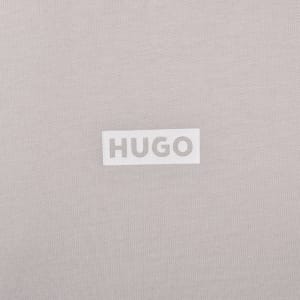 Image number 5 for HUGO Blue Nalono T Shirt Pastel Purple