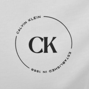 Image number 4 for Calvin Klein Graphic T Shirt White