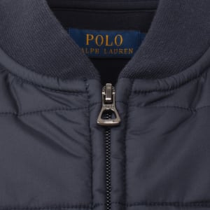 Image number 4 for Ralph Lauren Hybrid Quilted Gilet Navy