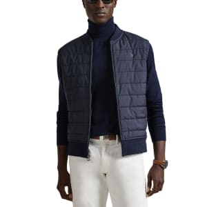 Image number 5 for Ralph Lauren Hybrid Quilted Gilet Navy