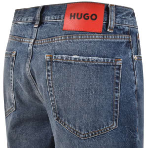 Image number 4 for HUGO 838  Denim Shorts Blue