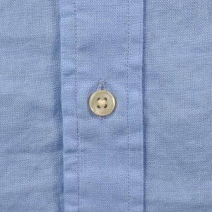 Image number 4 for Ralph Lauren Linen Short Sleeve Shirt Blue
