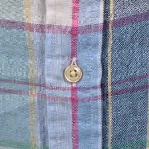 Image number 4 for Ralph Lauren Linen Long Sleeve Shirt Blue