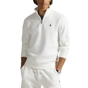Image number 5 for Ralph Lauren Quarter Zip Sweatshirt White