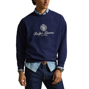 Image number 4 for Ralph Lauren Logo Sweatshirt Newport Navy