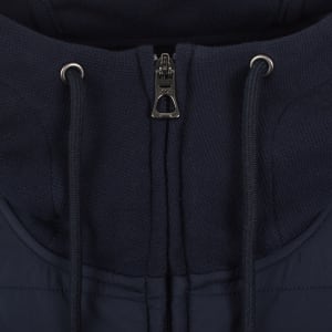 Image number 4 for Ralph Lauren Hybrid Quilted Jacket Navy