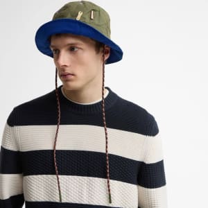 Image number 4 for Barbour X Paul Smith Bucket Hat Green