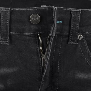 Image number 5 for True Religion Bobby Denim Shorts Black Wash