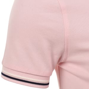 Image number 5 for Tommy Hilfiger Tipped Polo T Shirt Pink